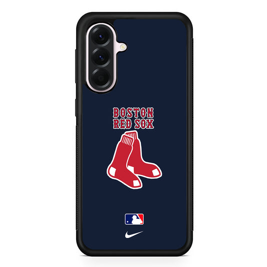 MLB Boston Red Sox Navy Nike Samsung Galaxy A56 Case | Samsung Galaxy A56 Protective Rubber Case