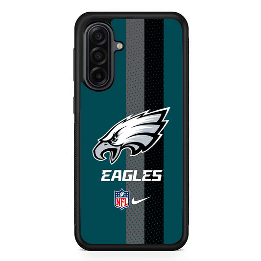 NFL Philadelphia Eagles Nike Samsung Galaxy A17 Case | Durable Rubber Samsung Galaxy A17 Phone Case