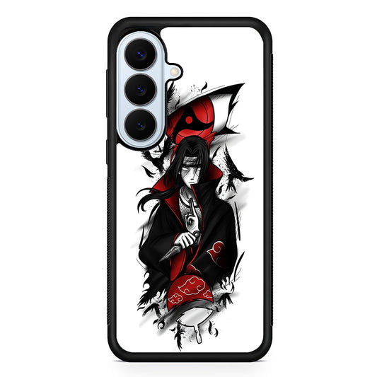 Itachi Uchiha White Samsung Galaxy S26 Plus Case | Slim Protective Rubber Cover