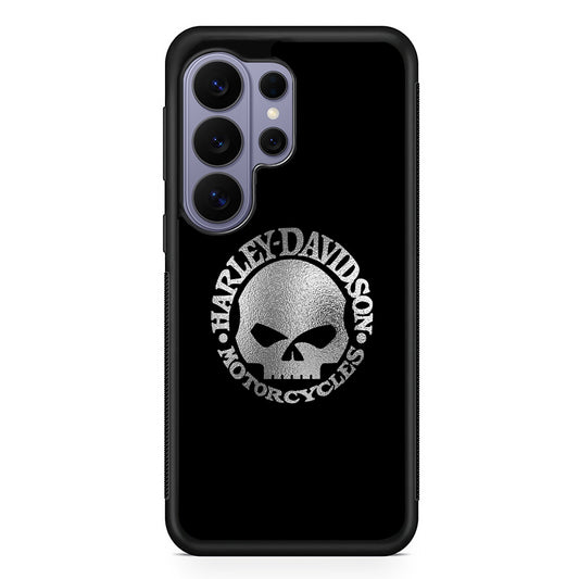 Harley Davidson Skull Silver Samsung Galaxy S26 Ultra Case | Slim Durable Protective Cover
