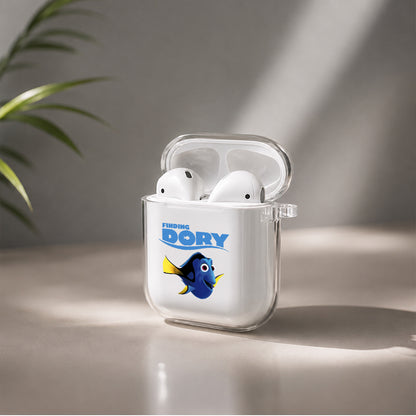 Finding Dory Protective Clear Case Cover For Apple Airpods | Soft Silicone AirPods 1 / 2 Case | Protective Cover
