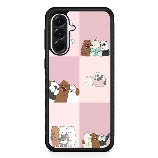 We Bare Bear Daily Life Samsung Galaxy A56 Case | Samsung Galaxy A56 Protective Rubber Case