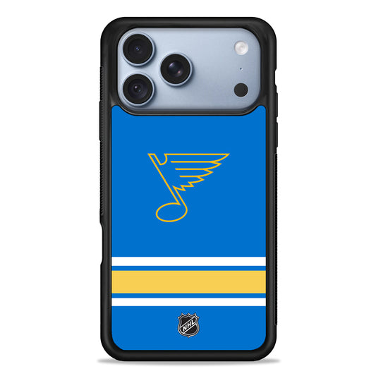 NHL St Louis Blues Blue iPhone 18 Pro Case - iPhone 18 Pro Silicone Case