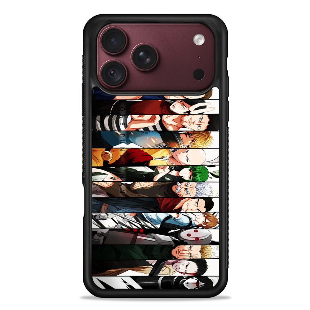One Punch Man Saitama S-Class iPhone 18 Pro Max Case – Slim Silicone Protective Cover