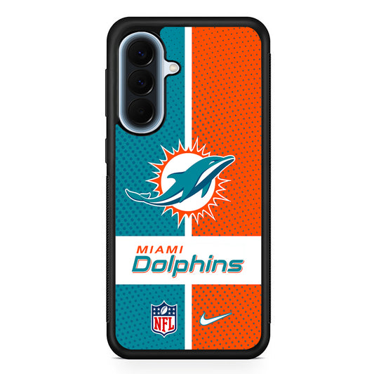 NFL Miami Dolphins Team Nike Samsung Galaxy A57 Case | Slim Samsung Galaxy A57 Protective Case