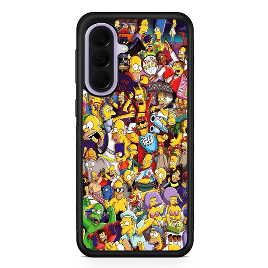 Simpson All Character Samsung Galaxy A37 Case | Samsung Galaxy A37 Rubber Protective Case
