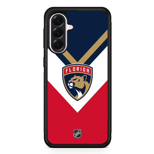 NHL Florida Panthers Team Samsung Galaxy A56 Case | Samsung Galaxy A56 Protective Rubber Case