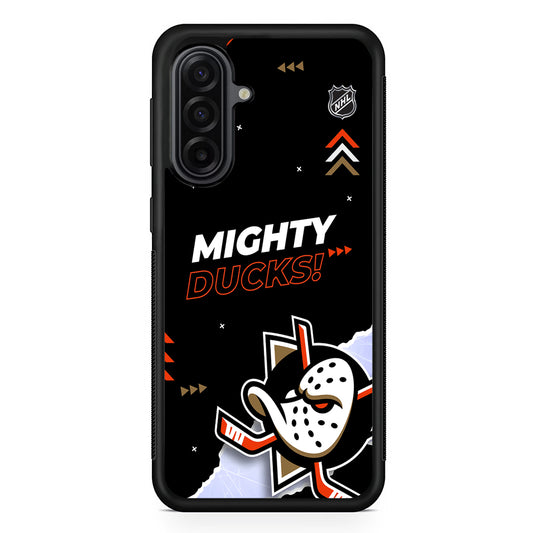 NHL Anaheim Ducks Mighty Samsung Galaxy A17 Case | Durable Rubber Samsung Galaxy A17 Phone Case