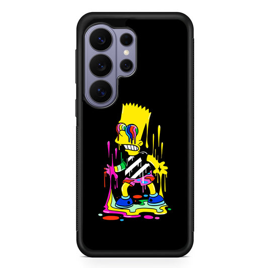 Bart Simpson Painting Samsung Galaxy S26 Ultra Case | Protective Rubber Cover