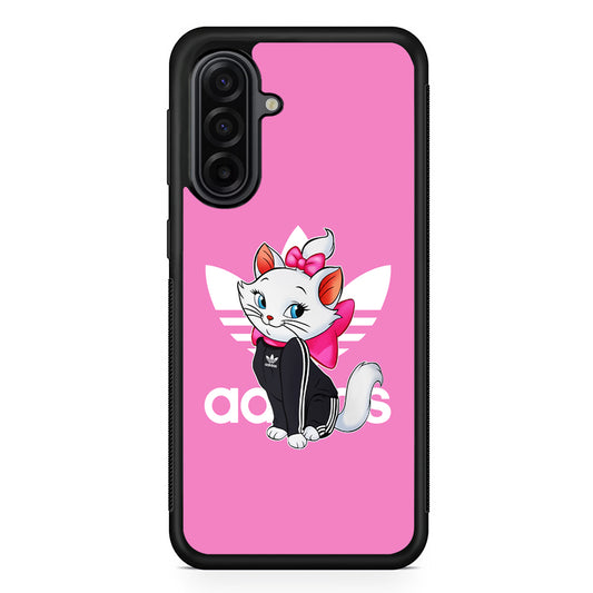 Adidas Marie The White Kitten Samsung Galaxy A17 Case | Durable Rubber Samsung Galaxy A17 Phone Case