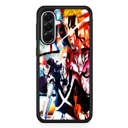 Bleach Ichigo Kurosaki Collage Samsung Galaxy A56 Case | Samsung Galaxy A56 Protective Rubber Case