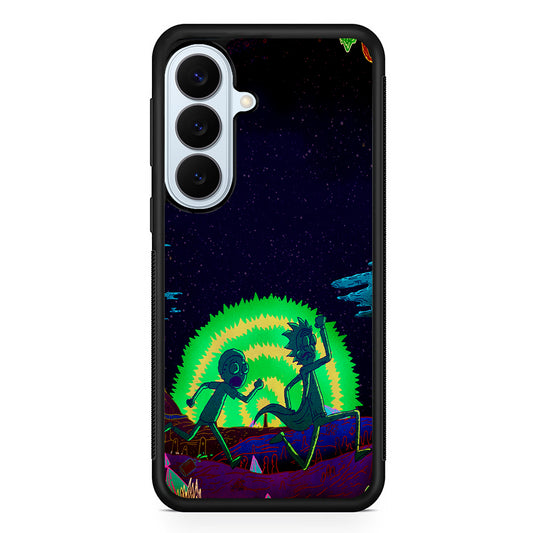 Rick and Morty Green Portal Samsung Galaxy S26 Plus Case | Slim Protective Rubber Cover