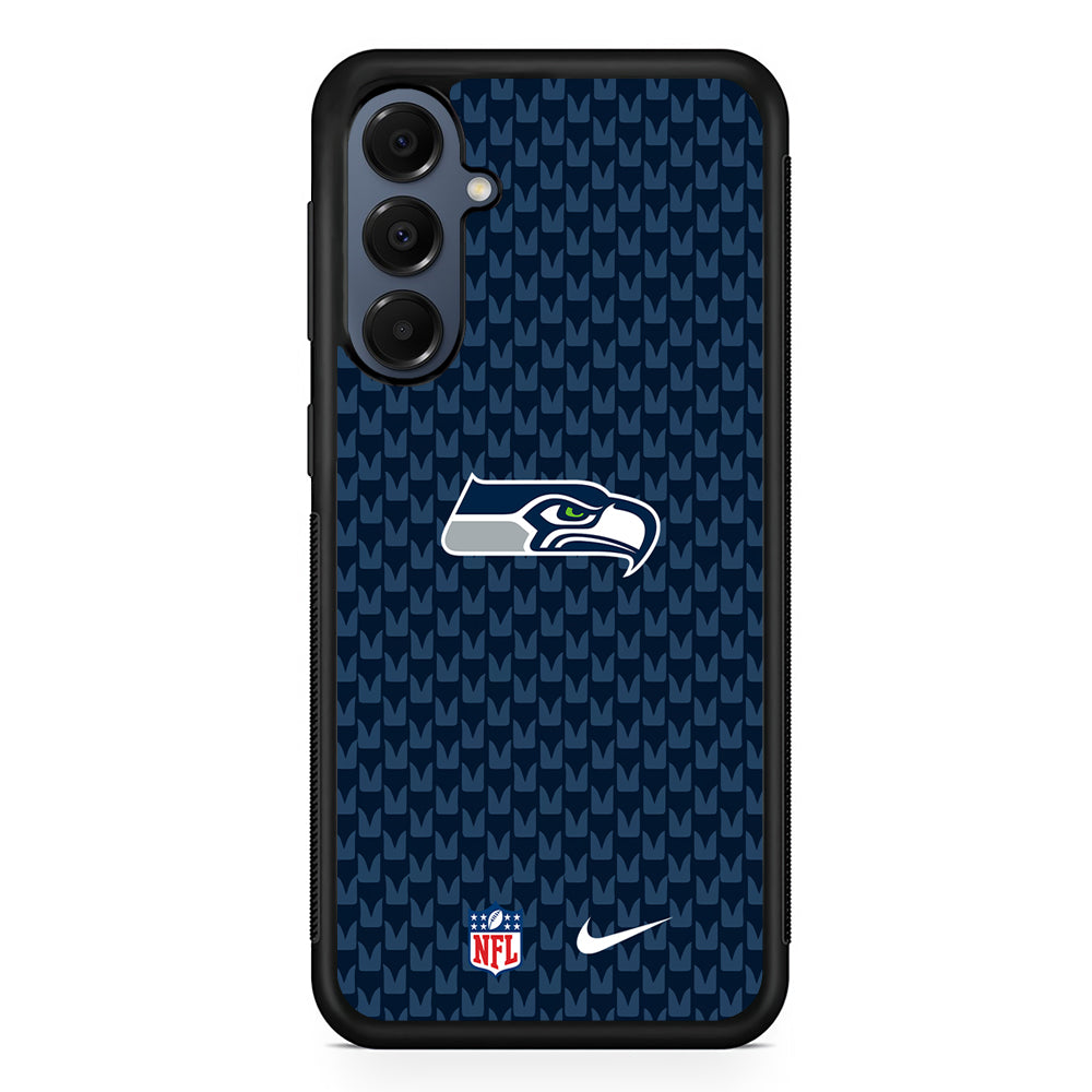 NFL Seattle Seahawks Pattern Nike Samsung Galaxy A16 Case | Slim Protective Cover for Samsung Galaxy A16