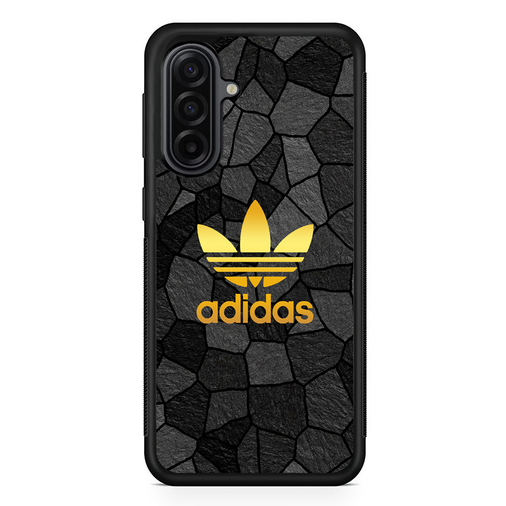 Adidas Gold Rock Patern Samsung Galaxy A17 Case | Durable Rubber Samsung Galaxy A17 Phone Case