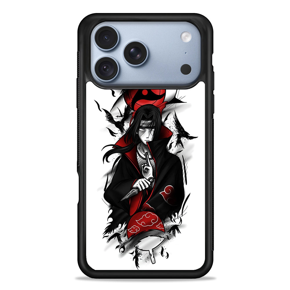 Itachi Uchiha White iPhone 18 Pro Case - iPhone 18 Pro Silicone Case