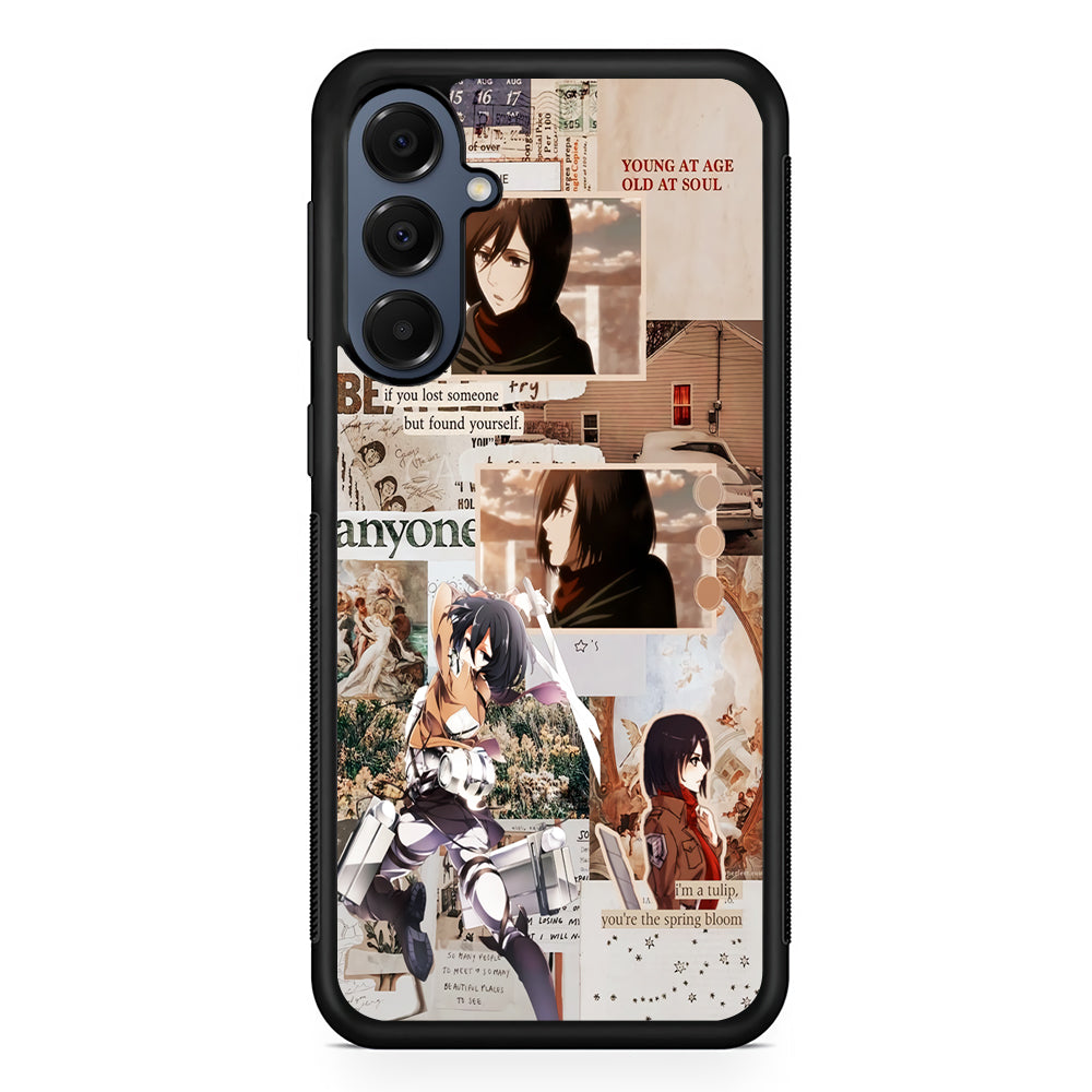 Mikasa Attack On Titan Aesthetic Samsung Galaxy A16 Case | Slim Protective Cover for Samsung Galaxy A16