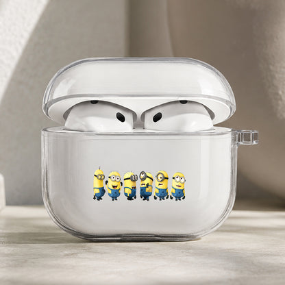 Six Minions Protective Apple AirPods Pro 3 Clear Case | Shockproof Cover