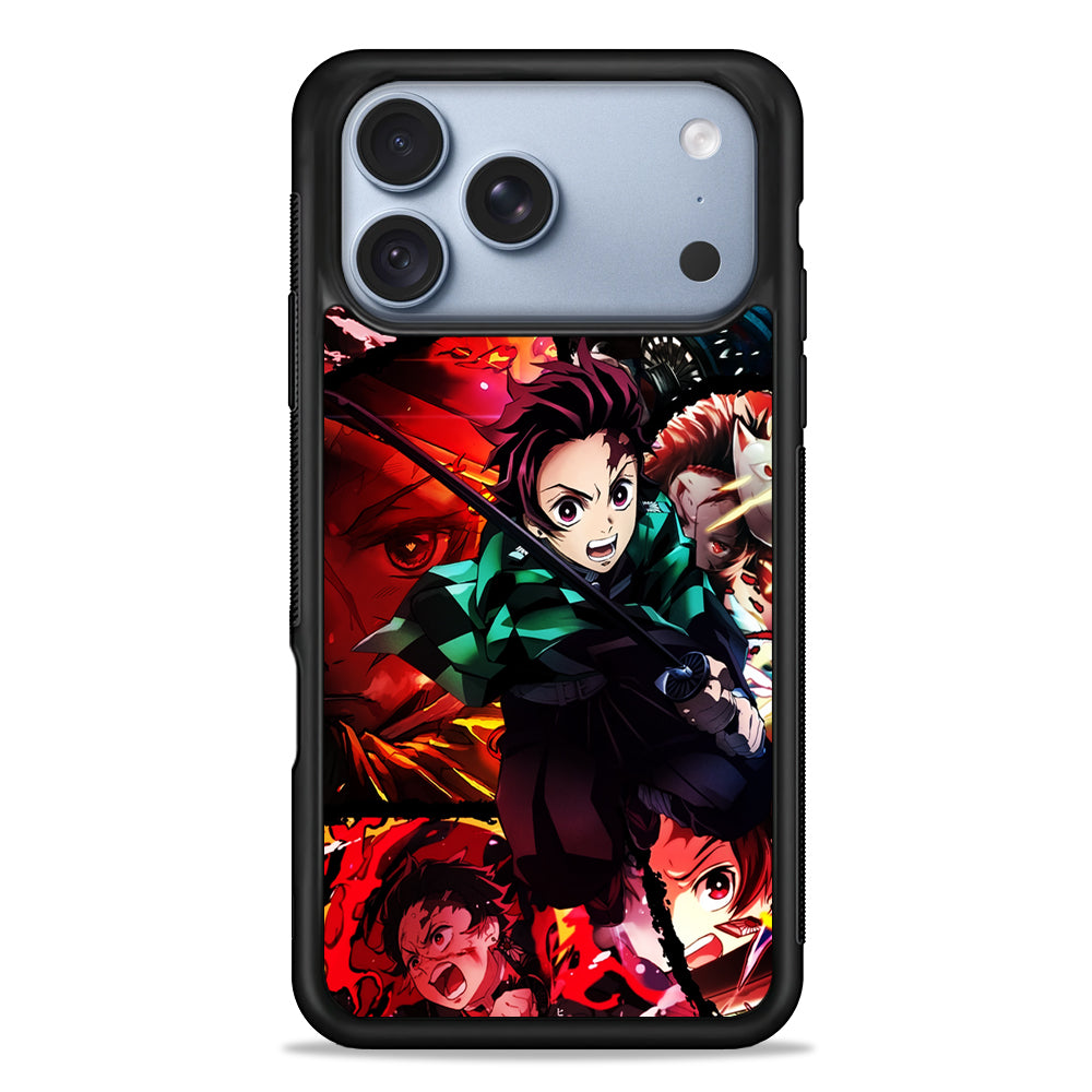 Kimetsu no Yaiba Tanjiro Aesthetic iPhone 18 Pro Case - iPhone 18 Pro Silicone Case
