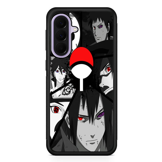 Naruto Uchiha Clan Samsung Galaxy A37 Case | Samsung Galaxy A37 Rubber Protective Case