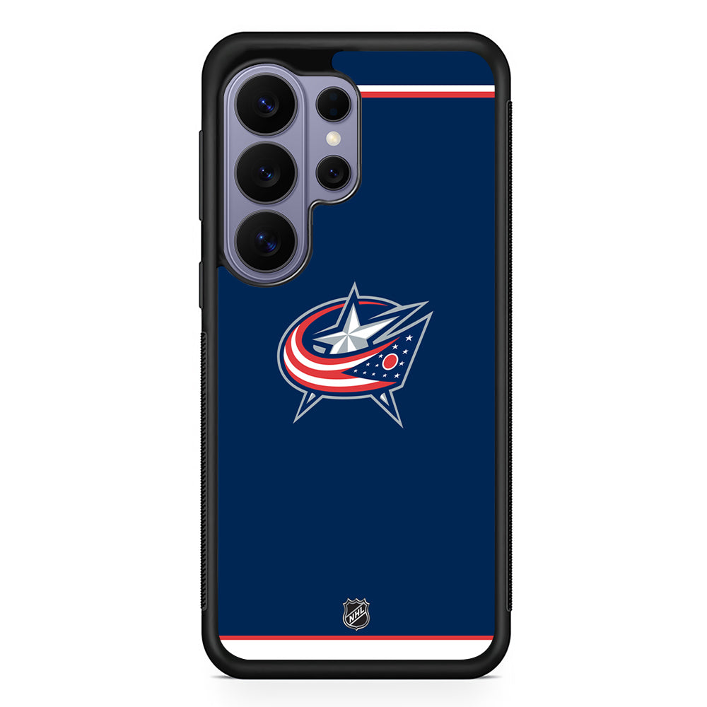 NHL Columbus Blue Jackets Team Samsung Galaxy S26 Ultra Case | Protective Rubber Cover