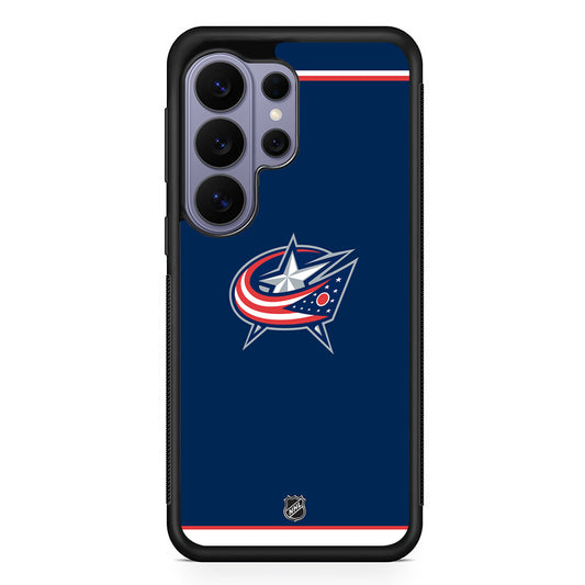 NHL Columbus Blue Jackets Team Samsung Galaxy S26 Ultra Case | Protective Rubber Cover