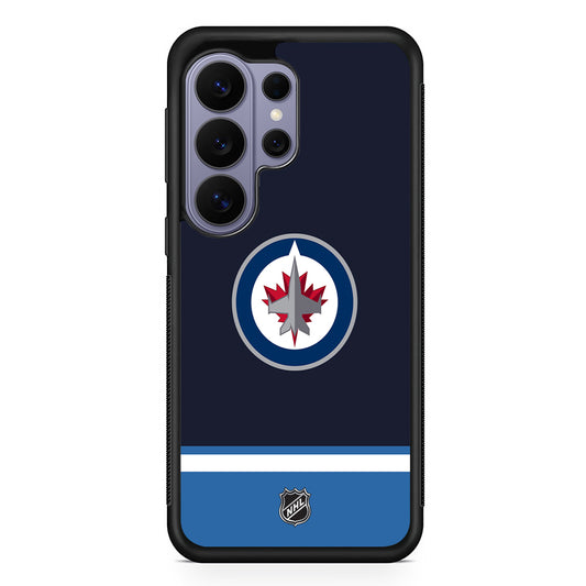 NHL Winnipeg Jets Navy Samsung Galaxy S26 Ultra Case | Protective Rubber Cover