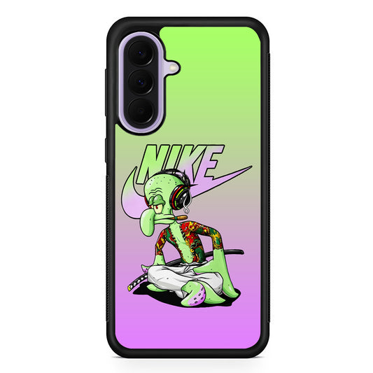 Nike Squidward Gangster Samsung Galaxy A37 Case | Samsung Galaxy A37 Rubber Protective Case