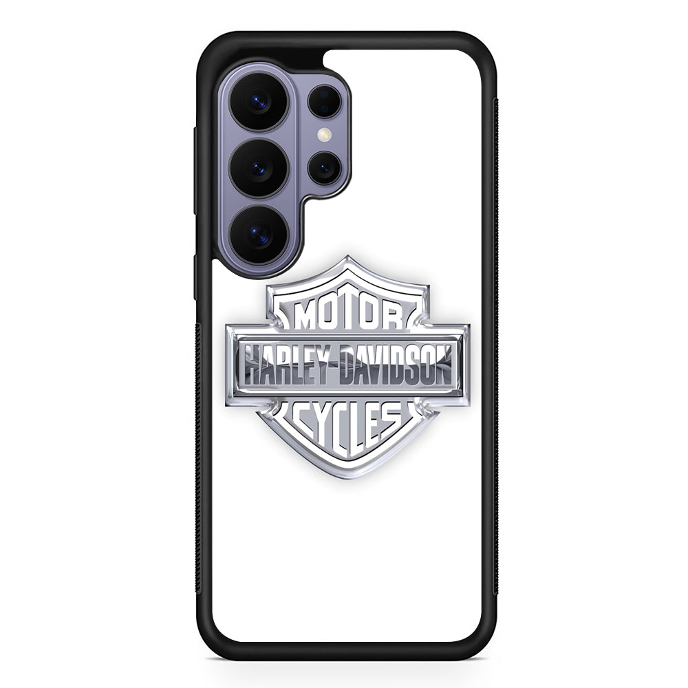 Harley Davidson Logo Silver Samsung Galaxy S26 Ultra Case | Slim Durable Protective Cover