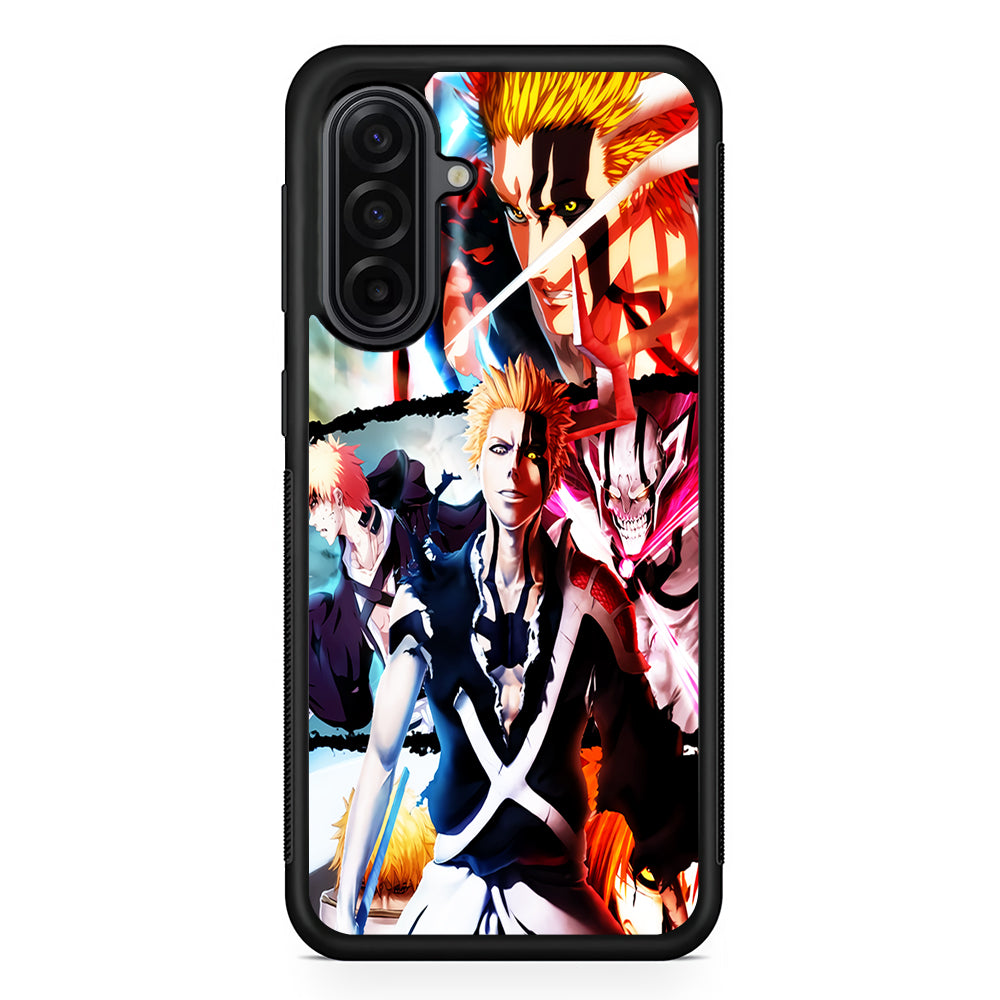 Bleach Ichigo Kurosaki Collage Samsung Galaxy A17 Case | Durable Rubber Samsung Galaxy A17 Phone Case