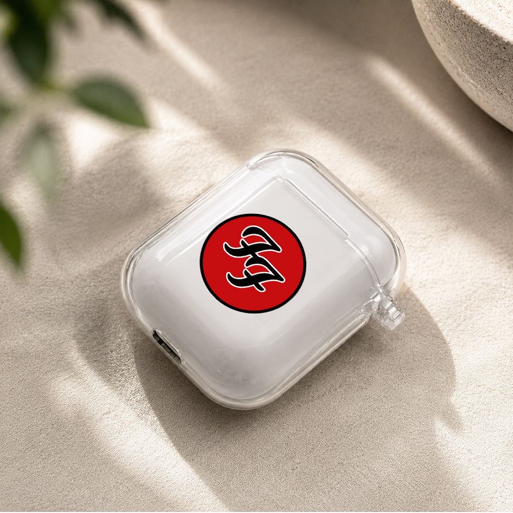 Foo Fighters Logo Protective Clear Case Cover For Apple Airpods | Soft Silicone AirPods 1 / 2 Case | Protective Cover