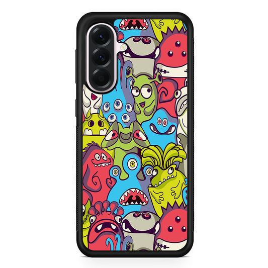 Doodle Art 006 Samsung Galaxy A56 Case | Samsung Galaxy A56 Protective Rubber Case