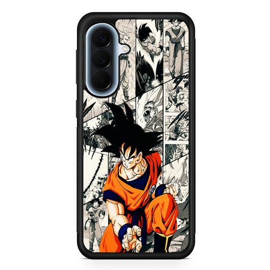 Goku Comic Collage Samsung Galaxy A57 Case | Slim Samsung Galaxy A57 Protective Case