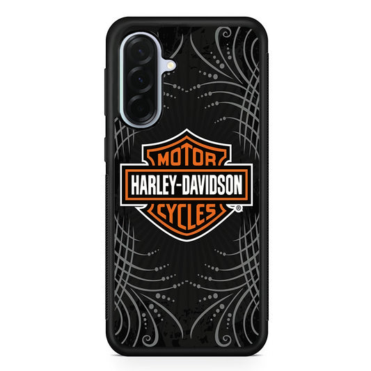 Harley Davidson Grey Motif Samsung Galaxy A36 Case | Durable Samsung Galaxy A36 Protective Case