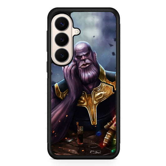Thanos Chill Samsung Galaxy S26 Case | Durable Protective Rubber Cover