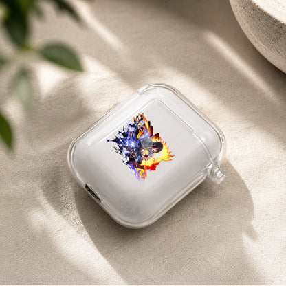 Sasuke The Sun and The Moon Protective Clear Case Cover For Apple Airpods | Soft Silicone AirPods 1 / 2 Case | Protective Cover