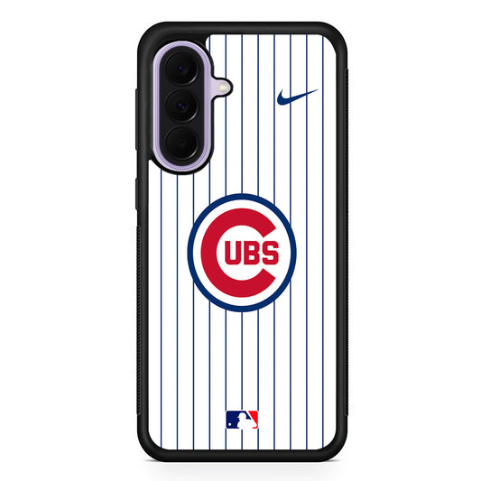MLB Chicago Cubs White Nike Samsung Galaxy A37 Case | Samsung Galaxy A37 Rubber Protective Case