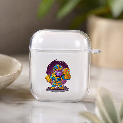 Thanos Mini Cartoon Protective Clear Case Cover For Apple Airpods | Soft Silicone AirPods 1 / 2 Case | Protective Cover