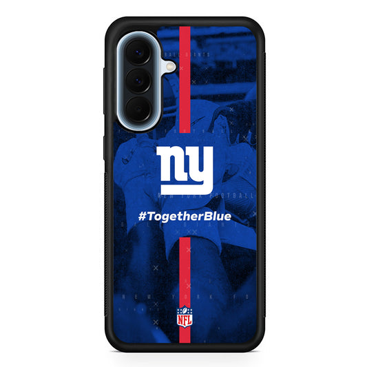 NFL New York Giants Blue Samsung Galaxy A57 Case | Slim Samsung Galaxy A57 Protective Case