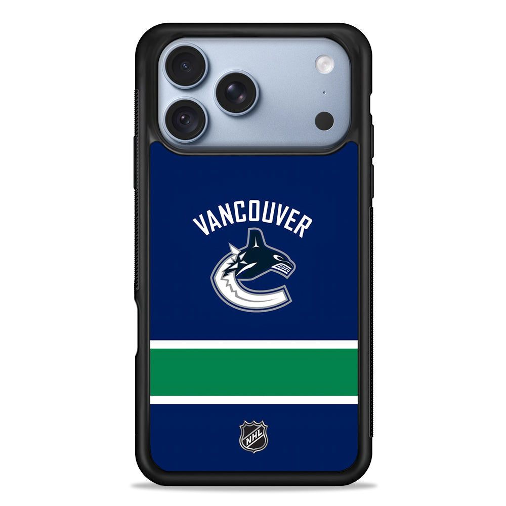 NHL Vancouver Canucks Team iPhone 18 Pro Case - iPhone 18 Pro Silicone Case