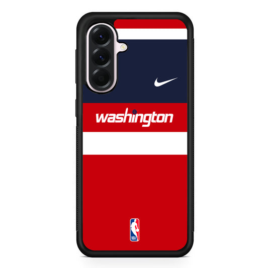 NBA Washington Wizards Red Nike Samsung Galaxy A56 Case | Samsung Galaxy A56 Protective Rubber Case
