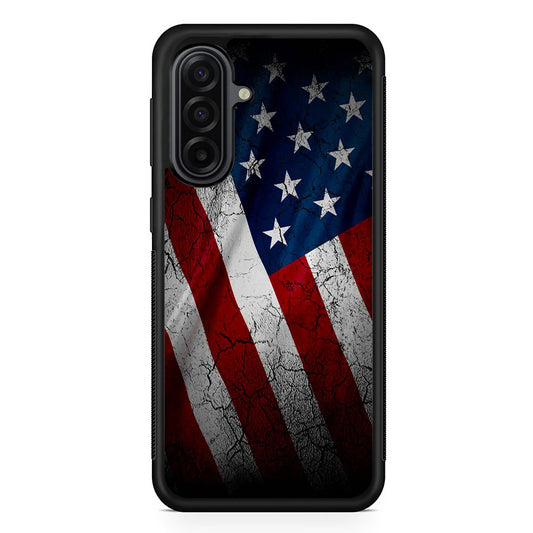 USA Flag 001 Samsung Galaxy A17 Case | Durable Rubber Samsung Galaxy A17 Phone Case