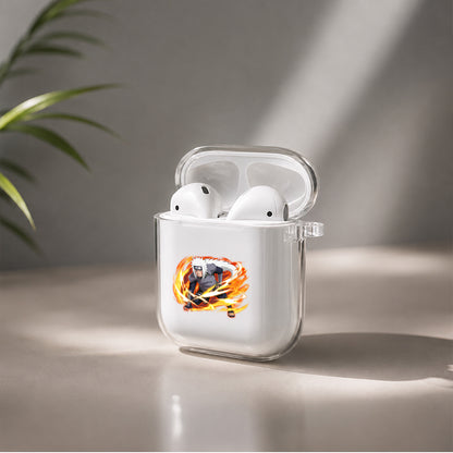 Young Jiraiya Protective Clear Case Cover For Apple Airpods | Soft Silicone AirPods 1 / 2 Case | Protective Cover