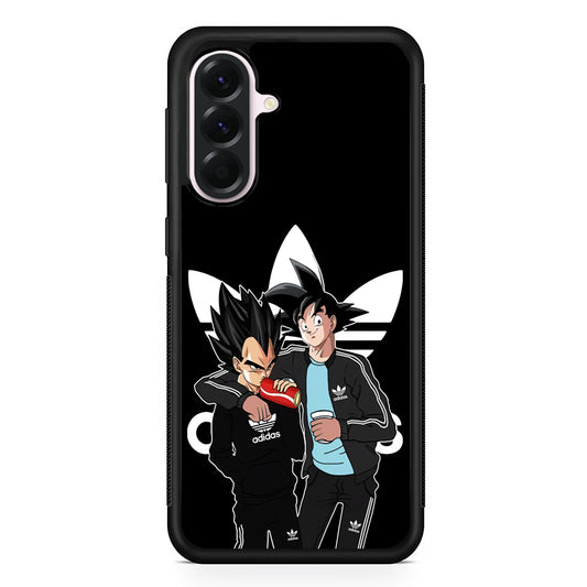 Adidas Goku and Vegeta Samsung Galaxy A56 Case | Samsung Galaxy A56 Protective Rubber Case