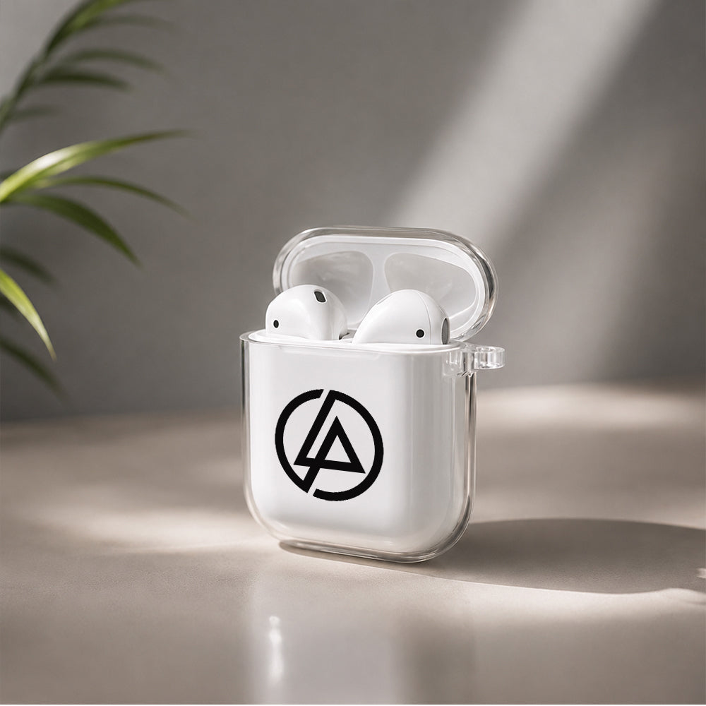Linkin Park Logo Protective Clear Case Cover For Apple Airpods | Soft Silicone AirPods 1 / 2 Case | Protective Cover