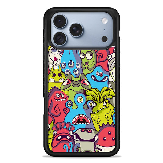 Doodle Art 006 iPhone 18 Pro Case - iPhone 18 Pro Silicone Case