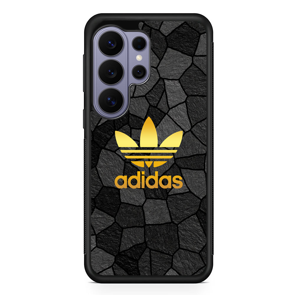 Adidas Gold Rock Patern Samsung Galaxy S26 Ultra Case | Slim Durable Protective Cover