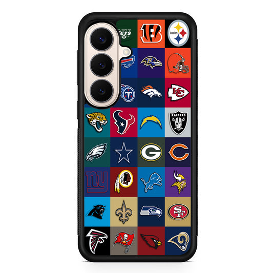 American Football Teams NFL Samsung Galaxy S26 Case | Durable Protective Rubber Cover