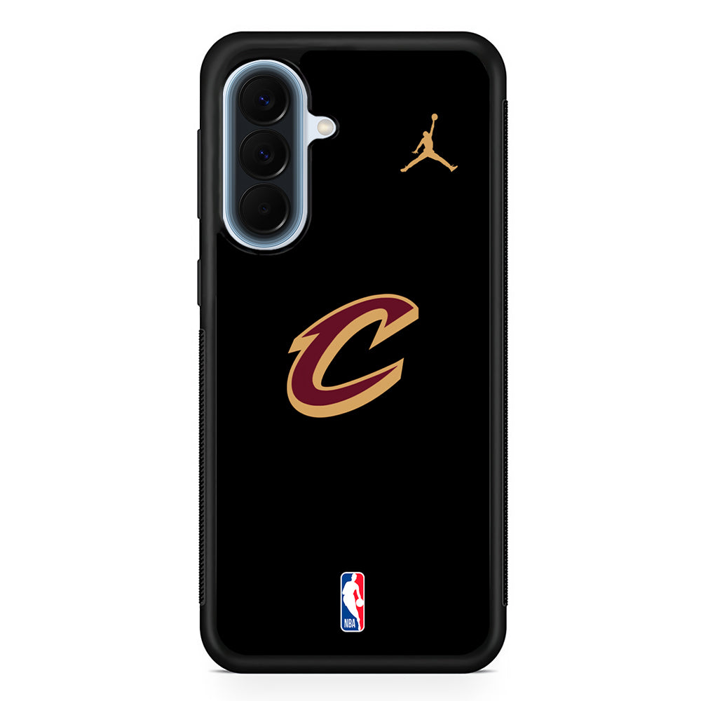 NBA Cleveland Cavaliers Black Jordan Samsung Galaxy A57 Case | Slim Samsung Galaxy A57 Protective Case