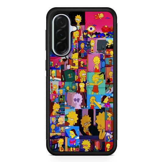 Lisa Simpson Aesthetic Samsung Galaxy A36 Case | Durable Samsung Galaxy A36 Protective Case