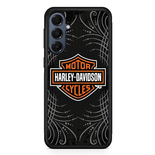 Harley Davidson Grey Motif Samsung Galaxy A16 Case | Slim Protective Cover for Samsung Galaxy A16